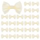 thumbnail image 1 of Uxcell 120-Pack Mini Lazo de Cinta Artesanal 1.5x1 Pulgada de Tela a Cuadros de Satén para Manualidades DIY Amarillo Beige, 1 of 1