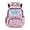Blue Bow Print, variant on Duck Camo Bow Kids Backpack for School Boys Elementary Large Capacity Daypack with Side Water Bottle Pocket for Camping and Hiking