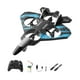 thumbnail image 5 of Avión RC planeador caza jet portátil anticaída drones fáciles de volar con estabilidad azul 24 minutos, 5 of 9