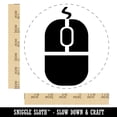 thumbnail image 2 of Computer Mouse Self-Inking Rubber Stamp Ink Stamper - Black Ink - Large 1-1/2 Inch, 2 of 7