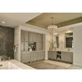 thumbnail image 3 of Progress Lighting Bonita 2-Light Wall Sconce, Brushed Nickel, Summer Linen Shade, 3 of 8