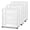 White, variant on Sterilite Wide 3 Drawer Plastic Storage Cart - Rolling Organizer - White