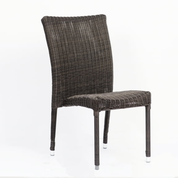 Amazonia Bari 4-Piece Eco-Friendly Wicker Outdoor Patio Sidechair Set