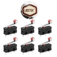 thumbnail image 6 of VERDANVERSE Roller Lever Arm Actuator Micro Switch Kw11 Black 10Pack 0.8x0.4x0.2in, 6 of 8