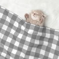thumbnail image 2 of Disketp Gray Checkboard Dog Blanket/Bed Cover for Dogs and Cats,Puppy Essentials-Small, 2 of 8