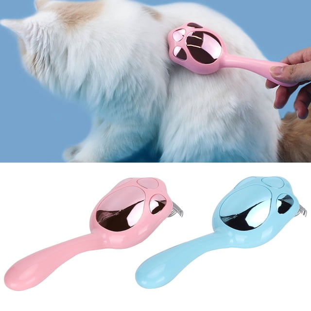 Peine para quitar el pelo suelto y desenredarlo para un aseo sin enredos - Rosa y azul Eliminador eficaz del pelo de gato