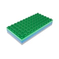 thumbnail image 3 of Strictly Briks Toy Building Block, Big Briks Stackable Baseplates For Towers, Shelves, and More, 100% Compatible with All Major Brands, Blue, Green & Gray, 12 Pack, 7.5x3.75 Inches, 3 of 5