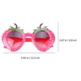 thumbnail image 2 of 1pc Strawberry Glasses Fancy Dress Party Glasses Accessory Fashion Funny Toy Creative Sunglasses, 2 of 3