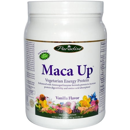 Paradise Herbs Maca Up Vegetarian Energy Protein, 15.94 OZ