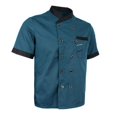 thumbnail image 1 of 2x Chaqueta , , Ropa, Servicio de Cocina de Hotel, Uniforme de Panadería, de Catering ga Corta para Hombres, Zulema Chaqueta de chef para hombre, 1 of 8
