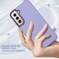 thumbnail image 6 of SaniMore for Samsung Galaxy S22 6.1" 2022 Case, Hybird Tri-layer Heavy Duty Protecetive Slim Silicone Shockproof Shell [Soft Anti-Scratch  Anti-Fingerprint] [Military-Grade Drop Tested], ight Purple, 6 of 6