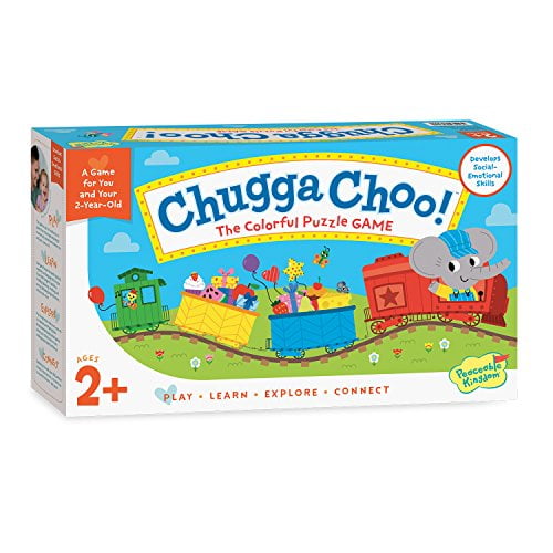 Peaceable Kingdom/Chugga Choo! le Jeu de Casse-Tête Coloré