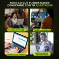 thumbnail image 4 of DXT Adaptador WiFi USB Mini 300Mbps 2.4G Inalambrico Windows/MacOs/Linux NDXTAD1BK, 4 of 6