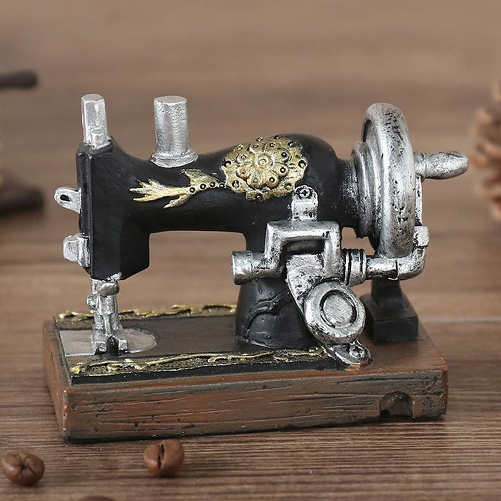 Small Sewing Machine Mini Vintage Model Chrismas Gifts Miniature Toys  Christmas