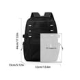 thumbnail image 3 of Versatile Mesh Backpack with Multiple Pockets, Breathable Lightweight Daypack for School Gym Beach Travel, 3 of 7