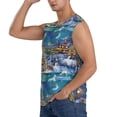 thumbnail image 3 of Picia Christmas Tree mens Cotton Tank Undershirts , Moisture-wicking Ribbed Tanks, Lightweight Cotton Tank Undershirts-3X-Large, 3 of 8