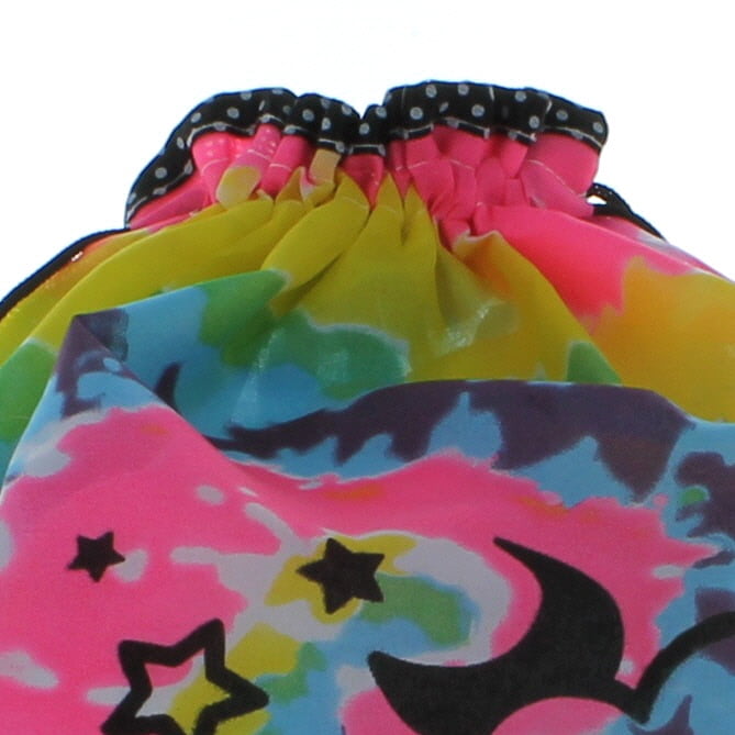 Girls Sleepover Backpack With Eye Mask Tie Dye Fashion
