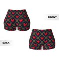 thumbnail image 3 of Rocae Red Rooster for Women's Quick-Dry Running Shorts,Ladies Active Athletic Apparel Yoga Workout Gym Running Volleyball Spandex Shorts XX-Large, 3 of 9