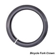 thumbnail image 2 of Bike Tapered Fork Open Crown Race Replacement Headset Base Ring for 1.5'' Fork, 2 of 7