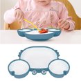 thumbnail image 4 of Baby Suction Plate, Crab Suction Plate Easy Scooping  For Most Tables For High Chair Blue, 4 of 8