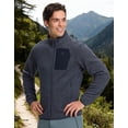 thumbnail image 3 of Pioneer Camp Men's Fleece Jackets Full Zip Lightweight Winter Warm with Zipper Pockets Athletic Camping Outwear Coat, 3 of 6