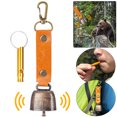 thumbnail image 6 of Yucurem Bear Bell with Emergency Whistle Set Loud Bear Bell for Bear Deterrent Essential for Adventure (Orange), 6 of 10