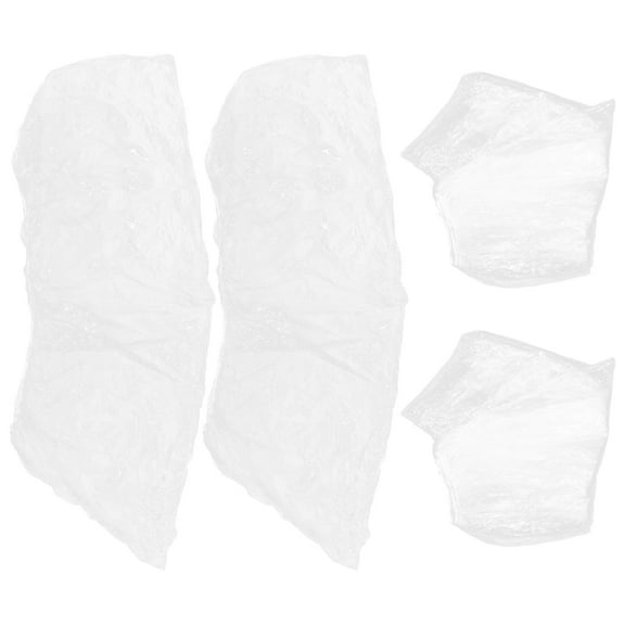 4 Pcs Waterproof Motorcycle Protector Cover Bike Scooter Electric Moped Covers Transparent