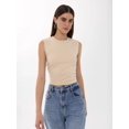 thumbnail image 2 of Solid Ruched-Detail Blouse, 2 of 6