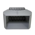 thumbnail image 1 of Hermit Crab Hide 2-in-1 Cave Shelter Feeding Dish Crab Tank Hideout And Feeder with Dual Food Bowls Textured Climbing Ramp Viewing Window Accessory for Hermit Crab Tank, 1 of 8