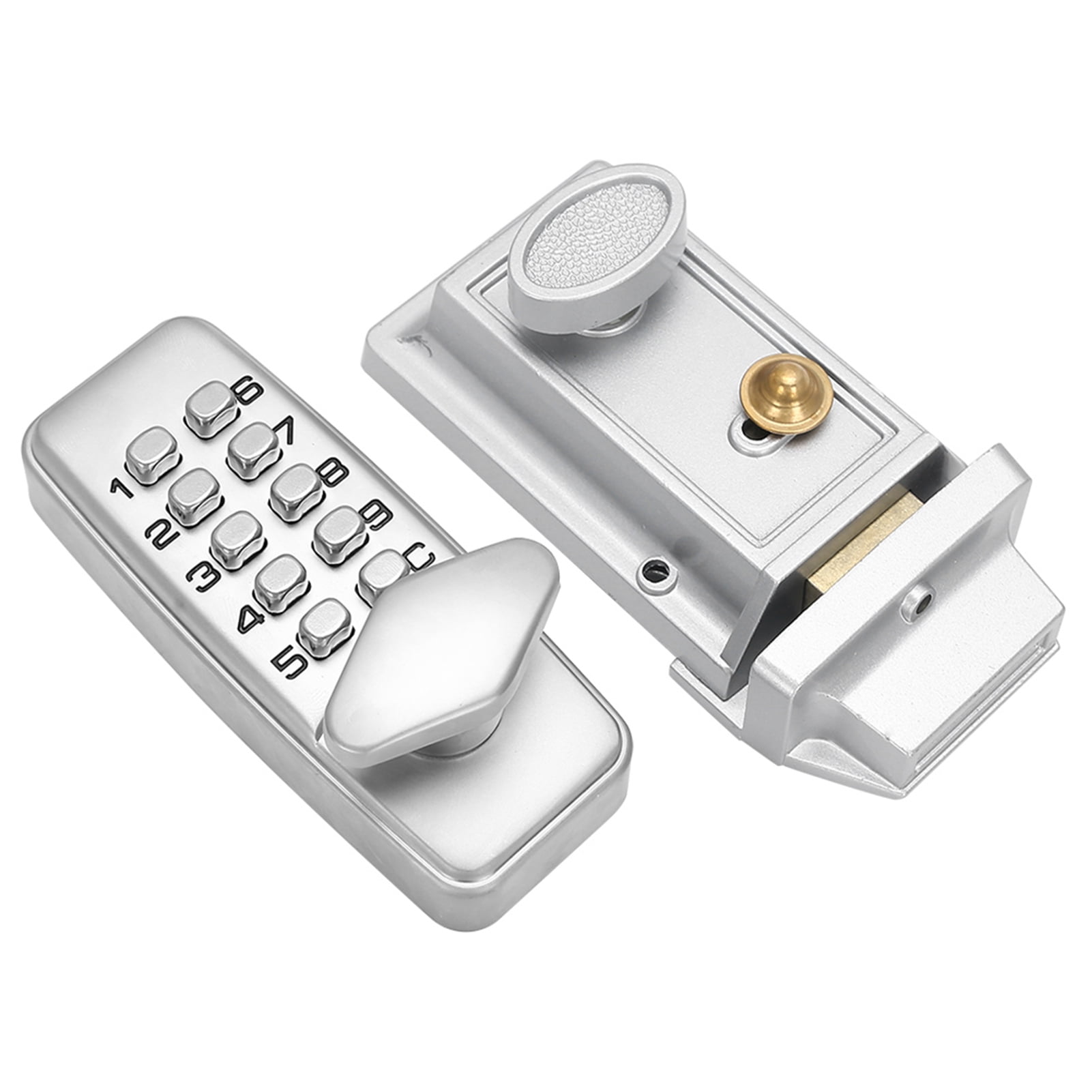 NFTIGB Digital Password Door Lock Mechanical Code Waterproof Keyless Entry Electronic Cabinet Locker 5.6 inches / 142 mm Ambidextrous
