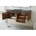 thumbnail image 3 of James Martin Furniture 389-V48-CFO-G-DGG 48 in. Mercer Island Coffee Oak & Radiant Gold Single Bathroom Vanity with Glossy Dark Gray Solid Surface Top, 3 of 5