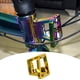 thumbnail image 3 of Soporte de bloque portador delantero de bicicleta, soporte de montaje, soporte de rejilla, adaptador de placa electrostática para Oro, 3 of 8