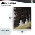 thumbnail image 4 of Stupell Industries Rustic Lodge Haunted Morning Ghosts White Framed Giclee Art, 16 x 20, by LSR Design Studio, 4 of 8