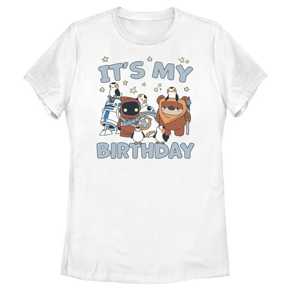 Women's Star Wars It's My Birthday Friends Graphic T-Shirt