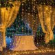 thumbnail image 4 of Cortina de luces LED de 3 x 2/3 x 3/6 x 3 m, 8 modos, cortina de luces navideñas para ventana, luces LED para exteriores, carámbanos para decoración navideña, 4 of 5