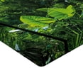 thumbnail image 2 of Ambesonne Plant Fitted Sheet 2 Pcs Set, Green Untouched Nature, Queen, Forest Green, 2 of 3