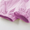 thumbnail image 4 of SGFCWSX Kid Girls Pants Elastic Waist Back to School Wear Side Pockets School Uniform for Kids Purple Size 12, 4 of 5
