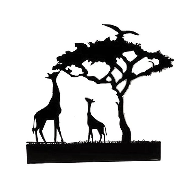 Metal Home Decoration, European Simple Iron Art Decoration Night Atmosphere Props Home Table Shelf