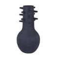 thumbnail image 6 of Enya Flower Vase, 3D Spiked Accent Narrow Neck, Black Ceramic, 18 Inch, 6 of 7