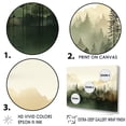 thumbnail image 3 of Designart "Frequency In Minimalism Forests" Minimalism Floater Framed Canvas Art Print, 3 of 5