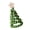 Green beads Christma, variant on Christmas Tree Tabletop Ornament Wooden Beaded Miniature Christmas Tree For Mantels Shelf Desktop Holiday Decoration