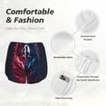 thumbnail image 4 of Salouo Cool Wolf Head Print Women's 2 in 1 Running Shorts Double-Layer Shorts Athletic Workout Gym Yoga Shorts Running Shorts for Women-Small, 4 of 7