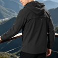 thumbnail image 5 of SUYIDA Men's Casual Hooded Jacket, Long Sleeve Lightweight Zip Up, Outdoor Windbreaker for Everyday Travel, 5 of 5