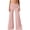 Pink wide leg capri pants a1, variant on Cagogo Wide Leg Capri Pants for Women Summer Casual Loose High Waisted Cropped Palazzo Pants Flowy Beach Work Lounge Trousers Fashion Beachwear Clothes, Dark Blue M