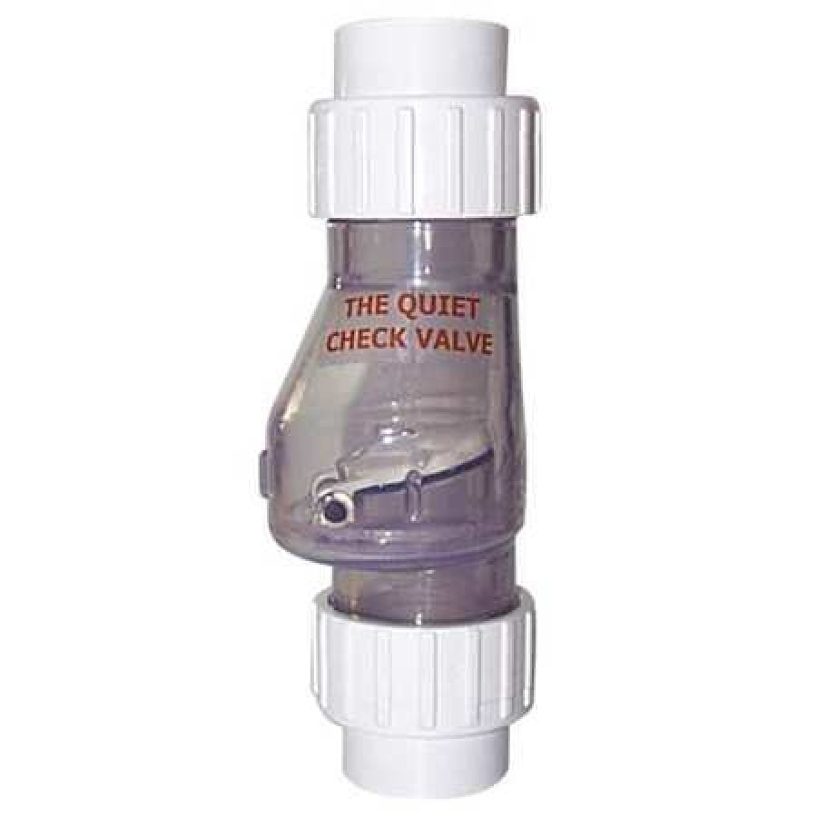 MAGIC B082315C 11/2" Slip Clear PVC Silent Check Valve