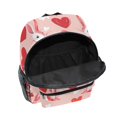 thumbnail image 6 of FORMRS School Backpack with Front Zippered Pocket 12" Student Travel Daypack, Bunnies and Hearts, 6 of 6
