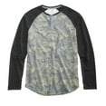 thumbnail image 1 of Camiseta henley con diseño bloqueado Univibe para hombre color negro XXL, 1 of 1