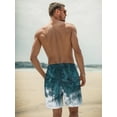thumbnail image 6 of GENTS BLISS Hawaiian Men Shorts Bathing Mesh Lining Beach Shorts for Men with Pockets Swim Trunks, 6 of 9