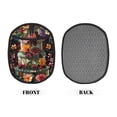 thumbnail image 2 of Sikiie Stained Glass Floral Cake Silicone Pot Holders, Oven Mitts Heat Resistant Hot Pads, Non Slip Pot Holder for Kitchen Baking and Cooking 9.4 x 7.5 Inches, 2 of 7