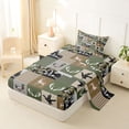 thumbnail image 2 of Erosebridal Mallard Duck Twin Sheet Sets,Jungle Animals Deer Bedding For Boys Kids 3pcs, 2 of 6